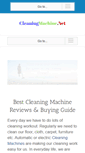 Mobile Screenshot of cleaningmachine.net